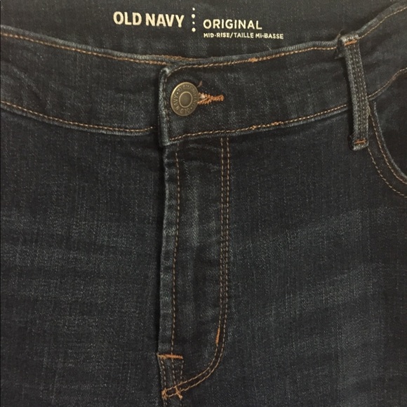 NWOT Old Navy dark denim bootcut jeans 16 short - Picture 5 of 14